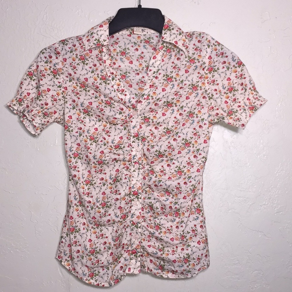 Floral Button-Down Shirt